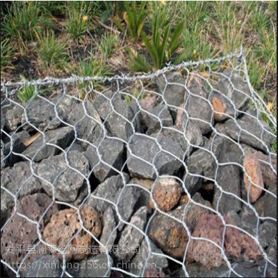 山西边坡防护六角网 滑坡治理铁丝网施工 高锌拧编石笼网价格